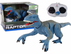 Akční figurka TRITON Dálkově ovládaný dinosaurus Velociraptor Zvuk řvoucí zní modře