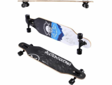 Nils Extreme LONGBOARD SKULL WOOD SKATE Skateboard NILS EXTREME
