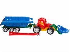 Buldozer Leszko s přívěsem + rukojeť 70198