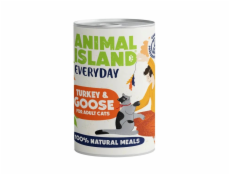 ANIMAL ISLAND Everyday Turkey and goose - mokré krmivo pro kočky - 400g
