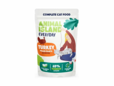 ANIMAL ISLAND Everyday Turkey fillets in broth - mokré krmivo pro kočky - 12 x 85g