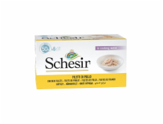 SCHESIR Kuřecí řízky ve vývaru - mokré krmivo pro kočky - 6x50g