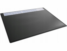 Odolná DURABLE psací podložka PP s kalendářní kůží 650x500cm černá.