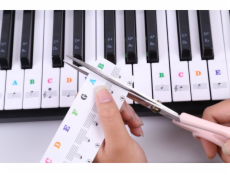 Barevné samolepky s notami Mozos Mozos PK-STRS