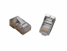 Konektor RJ45 drôt 5e tienený, pack (100ks)