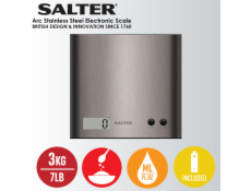 Salter 1087 SSDRCEU16 Pro Silver kuchynská váha