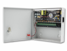 XtendLan Zdroj 11-14V DC nastavitelný, 9 portů,10A celkem, 120/145W, PTC, skříňka