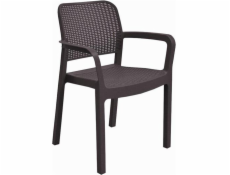 Plastová židle Keter Samanna hnědá