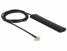 Delock LTE Antenna TS-9 plug 3 dBi omnidirectional fixed black adhesive mounting