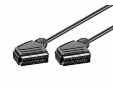 Kabel propojovací scart(M) - scart(M), 3m