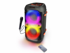 Esperanza EP156 BT FM LED RGB KARAOKE reproduktor černý 20W