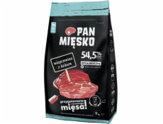 PÁN MIESKO Bravčové mäso s diviakom XL - suchá smotana pre psov - 20kg