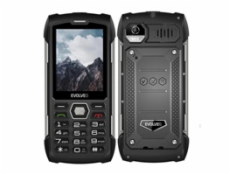 EVOLVEO StrongPhone H1, vodotěsný odolný Dual SIM telefon, černá-stříbrná