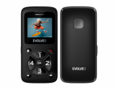 EVOLVEO EasyPhone ID, mobilní telefon pro seniory, černá