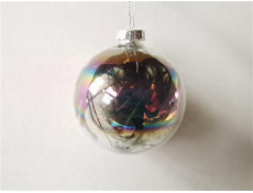 Ozdoby  na vánoční stromeček Christmas Touch EBD341627, 8 cm, sklo