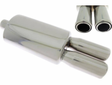 TurboWorks_D Koncový tlumič výfuku TurboWorks 2x76mm vstup 63,5mm