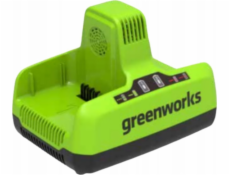 Greenworks G60x2UC6 dvojslotová nabíjačka