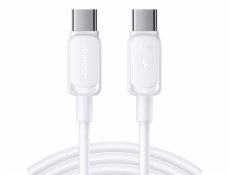 Kábel S-CC100A14 100 W USB C na USB C Joyroom / 100 W / 1,2 m (biely)