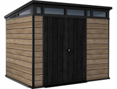 Zahradní domek Keter PENT Signature 9x7 Ashwood, s podlahou