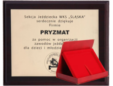 Victoria Sport Diploma z plastu s laminem, gravírovaná + pouzdro 355x300 mm
