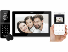 Eura Video interkom EURA VDP-97C5 - černý, dotykový, LCD 7  , AHD, WiFi, obrazová paměť, SD 128GB