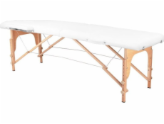 Activeshop SKLÁDACÍ MASÁŽNÍ STŮL DŘEVĚNÝ COMFORT ACTIV FIZJO 2SEGMENTOVÝ BÍLÝ