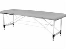 Activeshop SKLADOVACÍ MASÁŽNÍ STŮL HLINÍKOVÝ COMFORT ACTIV FIZJO 2-SEGMENTOVÝ ŠEDÝ