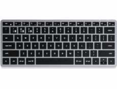 Klávesnice SATECHI SLIM X1 BEZDRÁTOVÁ KLÁVESNICE BEZDRÁTOVÁ KLÁVESNICE S PODSVÍCENÍM BLUETOOTH - US PODSVÍCENÍ (SPACE ŠEDÁ)