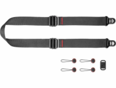 Peak Design  Slide Lite Black v3 popruh na krk nebo rameno pro lehké fotoaparáty