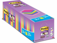 Post-It 3M Post-it Sticky Notes_ Super Sticky _21 bloků + 3 ZDARMA, každý s 90 barevnými poznámkami 76x76mm_654-SS-VP24COL 3