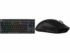 Klávesnice Logitech PRO X TKL Lightspeed GX Brown (920-012136) + myš Logitech G PRO X SuperLight 2 (910-006630)