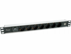 Equip Steckdosenleiste 19(1HE)7fach Schuko16A,1,8m Kabel. si