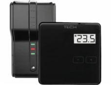 Bezdrátový dvoupolohový pokojový ovladač Tech ST-294V2, černý