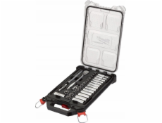 Milwaukee Nástavce ráčnové Milwaukee 4932478813 1/4  metrický - sada 32 kusů ve středním organizéru PACKOUT SLIM
