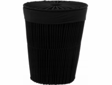 555 Koš na prádlo černá půda, 40 l