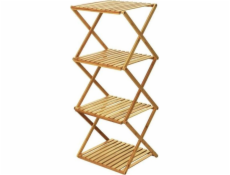 Vilde Skládací bambusová police 40x33,5x93,5 cm