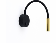 TK Lighting nástěnné svítidlo Tk Lighting Lagos 1433 nástěnné svítidlo nástěnné svítidlo moderní kovový rampouch 1x3W LED černá/zlatá