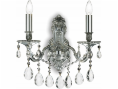 Ideal Lux nástěnné svítidlo Ideal Lux nástěnné svítidlo Gioconda AP2 2x40W E14 stříbrná 044910