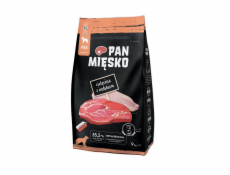 PÁN MIESKO Teľacie s morkou XL - sušené mlieko pre psov - 9kg