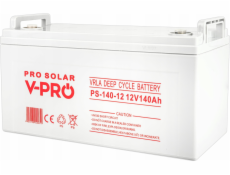 BATERIE VOLT POLSKA DEEP CYCLE VPRO SOLAR 12V 140AH VRLA BEZÚDRŽBOVÉ