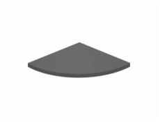 Polica DOLLE LITE CORNER, antracit, 30×30×1,9 cm