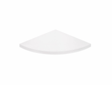 Polica DOLLE LITE CORNER, biela, 30×30×1,9 cm
