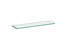 Polica DOLLE GLASS LINE, transparentná, 60×20×0,8 cm