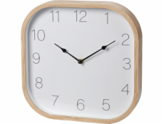 Hodiny nástěnné 30 cm dekor dřevo KO-NB1701020