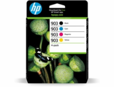 HP 903 CMYK Original Ink Cartridge 4-Pack (315 / 315 / 315 / 300 pages)