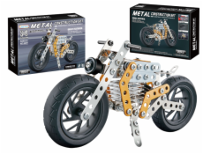 Kovová stavebnice Motorka 162 dílků Kovová stavebnice Motorka 162 dílků