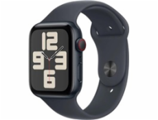 Apple Watch SE (2024) GPS + Cellular 40mm Midnight Aluminium Case with Midnight Sport Band - M/L