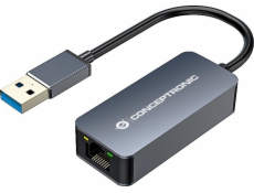 Adaptér AV Concepttronic CONCEPTRONIC Adaptér USB3.0-&gt; RJ45 10/100/1000/2500 0,15m