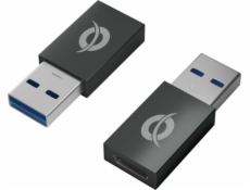 Conceptronic AV adaptér Conceptronic DONN10G menič pohlavia / USB A USB C káble Čierny