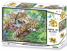 PUZZLE - Jaguári pri bazéne 100 ks